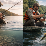 A pesca de fundo e a pesca de superfície possuem técnicas e objetivos distintos, explica Joel Alves.