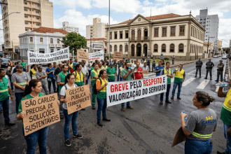 Greve em São Carlos expõe desafios da gestão pública e pressiona por soluções sustentáveis